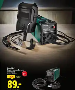 Lidl PARKSIDE Poste à souder Inverter à fil fourré offre