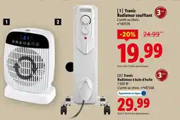 Lidl Tronic Radiateur soufflant offre