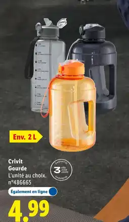 Lidl CRIVIT Gourde offre