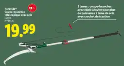 Lidl Parkside Coupe-branches télescopique avec scie offre