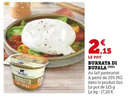 Super U Burrata di Bufala offre