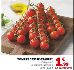 Super U Tomate Cerise Grappe offre
