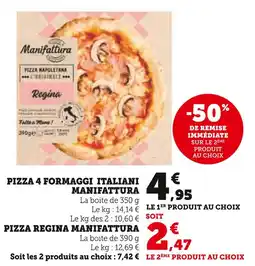 Super U Manifattura Pizza 4 Formaggi Italiens offre