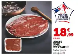 Super U Abats Foie de Veau offre