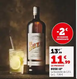 Super U Suze Suze 15° offre