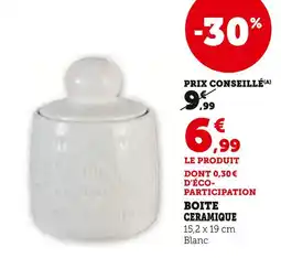 Super U Boîte céramique offre