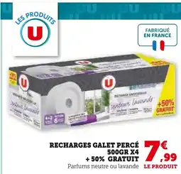Super U U Recharges Galet Percé offre
