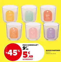Super U Bougie parfumée offre