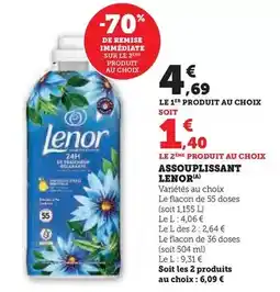 Super U Lenor - assouplissant offre