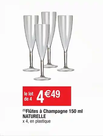 Flûtes à Champagne 150ml