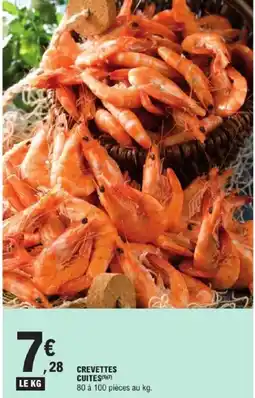 E.Leclerc Crevettes cuites offre