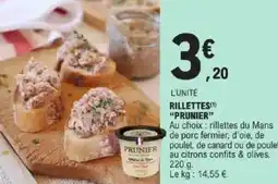 E.Leclerc Rillettes prunier offre