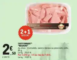 E.Leclerc Chiffonnade negroni offre