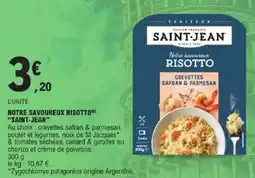 E.Leclerc Notre savoureux risotto saint jean offre