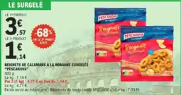 E.Leclerc Beignets de calamars à la romaine surgelés pescanova offre