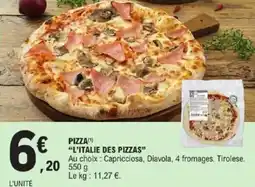 E.Leclerc Pizza l'italie des pizzas offre