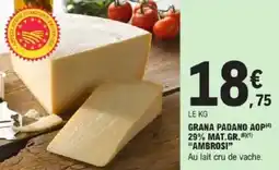E.Leclerc Grana padano aop 29% mat.gr.ambrosi offre