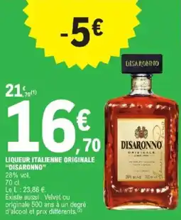 E.Leclerc Liqueur italienne originale disaronno offre