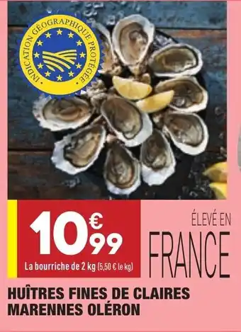 ALDI Huîtres Fines de Claires offre