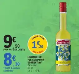 E.Leclerc Limoncello le comptoir sorrentini offre