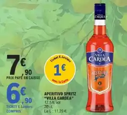 E.Leclerc Aperitivo spritz villa cardea offre