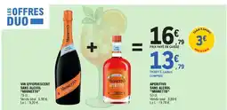 E.Leclerc Vin effervescent sans alcool mionetto + aperitivo sans alcool mionetto offre