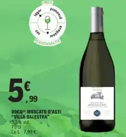 E.Leclerc Docg moscato d'asti villa balestra offre