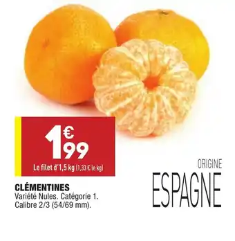 ALDI Clémentines offre