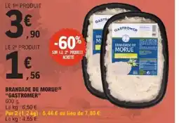 E.Leclerc Brandade de morue gastromer offre