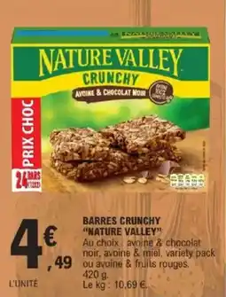E.Leclerc Barres crunchy nature valley offre