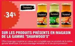 E.Leclerc SUR LES PRODUITS PRÉSENTS EN MAGASIN DE LA GAMME SHARWOOD'S offre