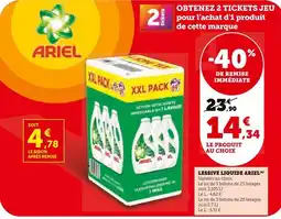 U Express Ariel Lessive liquide XXL pack offre