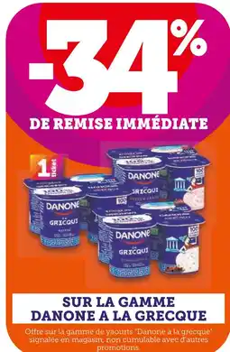U Express Danone Yaourts à la Grecque offre