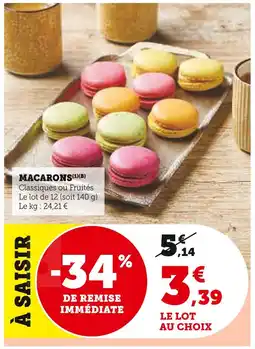 U Express Macarons offre