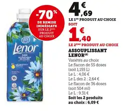 U Express Lenor Assouplissant offre