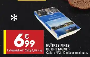 ALDI Huîtres Fines offre