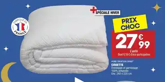 ALDI Couette offre