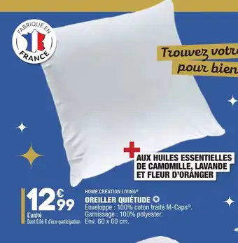 ALDI Oreiller Quiétude offre
