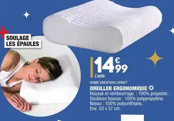 ALDI Oreiller Ergonomique offre