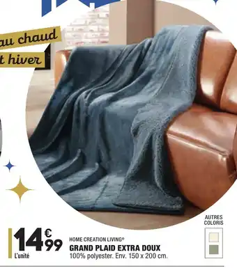 ALDI Grand Plaid Extra Doux offre