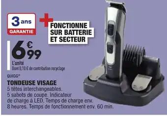ALDI Tondeuse Visage offre