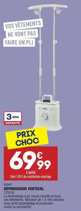 ALDI Défroisseur Vertical offre