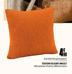 L'incroyable Coussin velours'angels offre