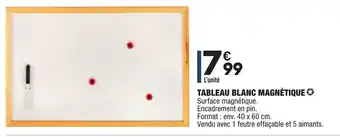 ALDI Tableau Blanc Magnétique offre