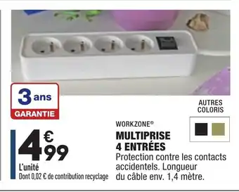 Multiprise 4 entrées