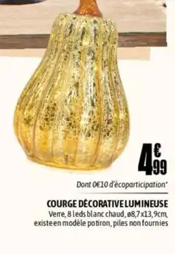 L'incroyable Courge décorative lumineuse offre