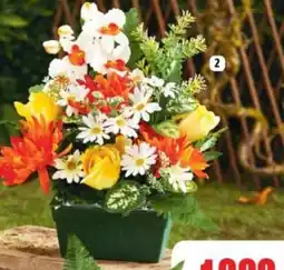 L'incroyable Jardinière de roses, mum et orchidées offre