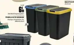 L'incroyable Poubelle de tri ‘green bin' offre