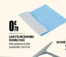 L'incroyable Lavette microfibre double face offre