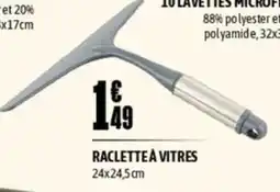 L'incroyable Raclette à vitres offre